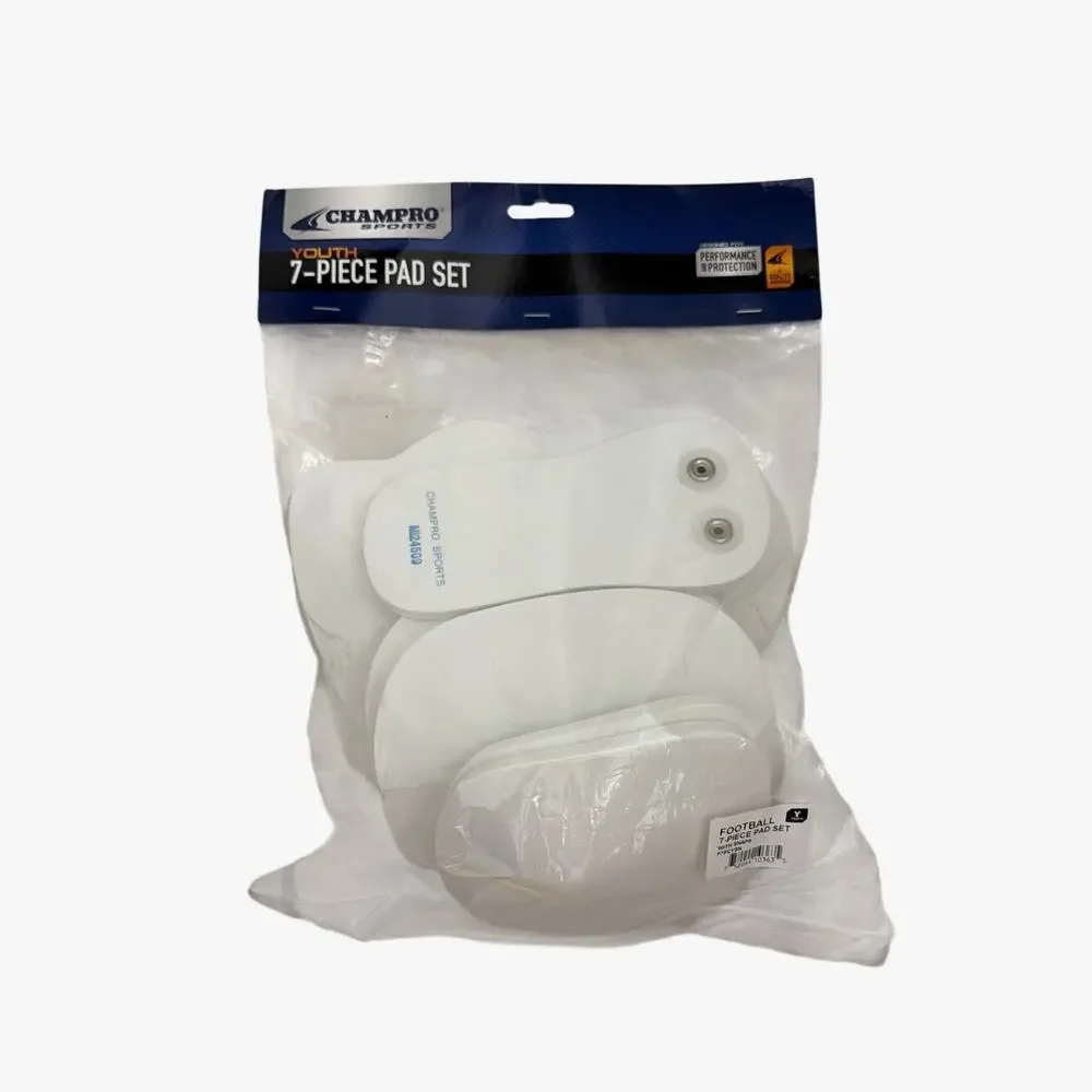 NWT Champro Sports Youth 7-Piece Football Pants Pad Set